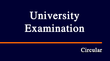 University Examination Circular